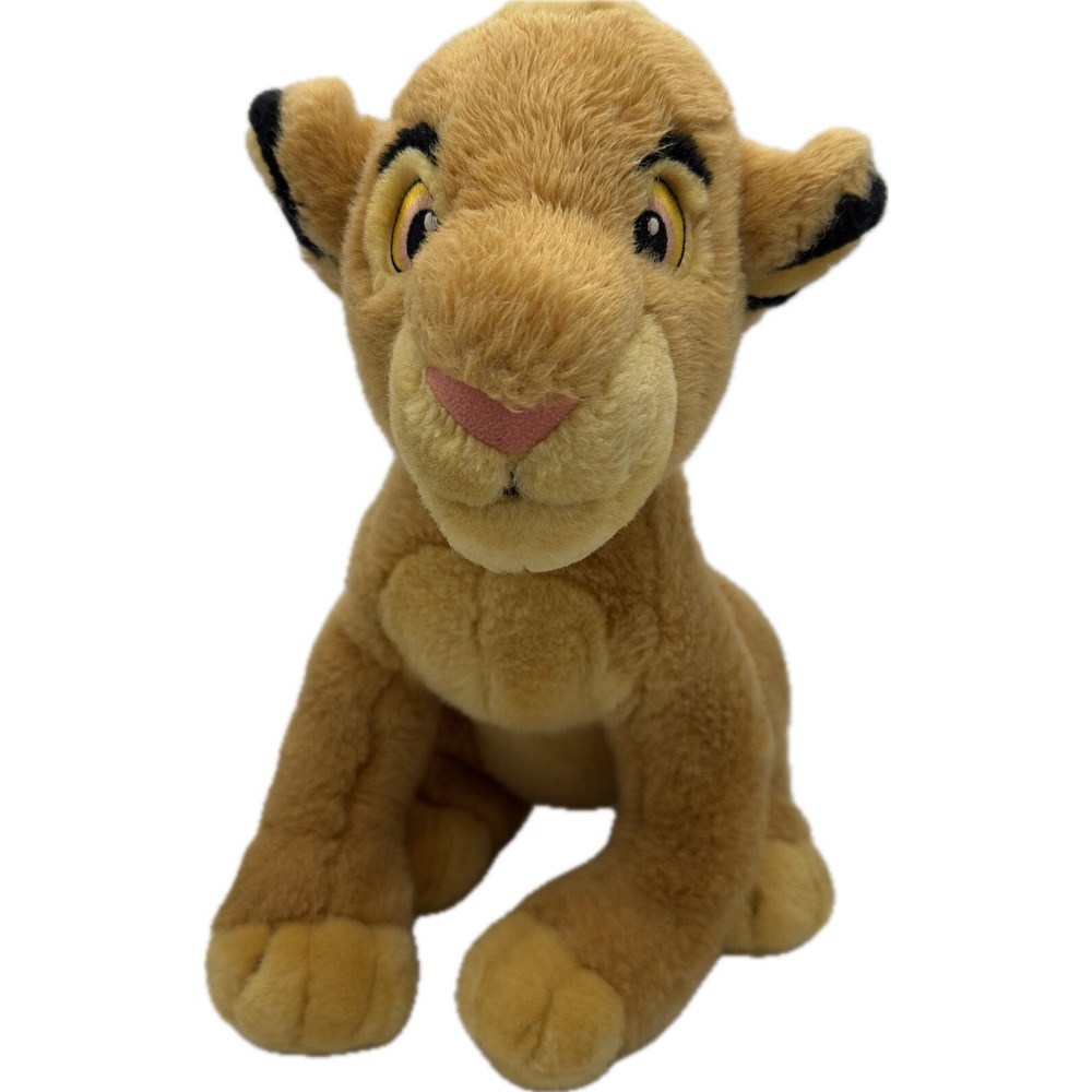 Walt Disney World‎ Park Lion King Simba Plush Sitting 14" Stuffed Animal